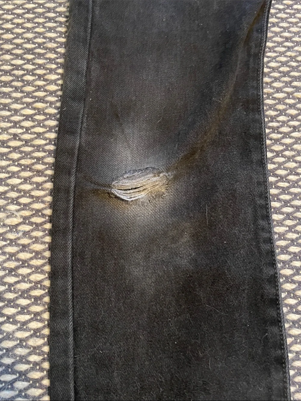 Levi’s 505 Men's Black Straight-Leg Jeans